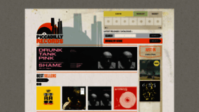 What Piccadillyrecords.com website looked like in 2021 (3 years ago)