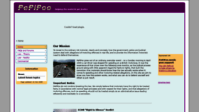 What Pepipoo.com website looked like in 2021 (3 years ago)