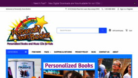 What Personallyyoursbooks.com website looked like in 2021 (3 years ago)