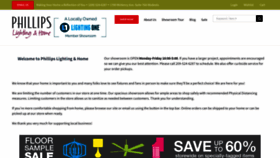 What Phillipslighting.com website looked like in 2021 (3 years ago)