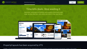 What Propertycapsule.com website looked like in 2021 (4 years ago)
