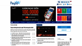 What Payoo.com.vn website looked like in 2021 (3 years ago)