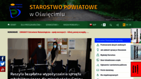 What Powiat.oswiecim.pl website looked like in 2021 (3 years ago)