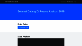 What Pesona.akakom.ac.id website looked like in 2021 (3 years ago)