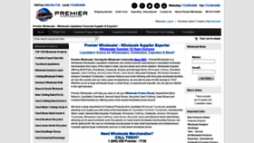 What Premierwholesaler.com website looked like in 2021 (3 years ago)