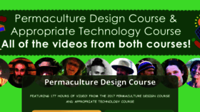 What Permaculture-design-course.com website looked like in 2021 (3 years ago)