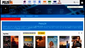What Pelis24.to website looked like in 2021 (3 years ago)