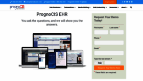 What Prognocis.com website looked like in 2021 (3 years ago)