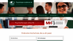 What Psychologie-studieren.de website looked like in 2021 (3 years ago)