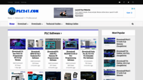 What Plc247.com website looked like in 2021 (3 years ago)