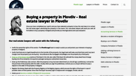 What Plovdivlegal.com website looked like in 2021 (3 years ago)
