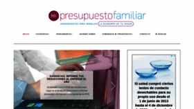 What Presupuestofamiliar.com.ar website looked like in 2021 (3 years ago)