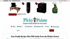 What Picky-palate.com website looked like in 2021 (3 years ago)