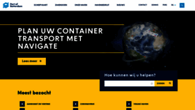 What Portofrotterdam.com website looked like in 2021 (3 years ago)