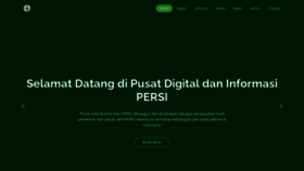 What Pdpersi.co.id website looked like in 2021 (3 years ago)