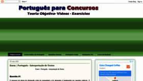 What Portuguesconcurso.com website looked like in 2021 (3 years ago)