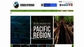 What Parquesnacionales.gov.co website looked like in 2021 (3 years ago)