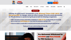 What Ppa.my website looked like in 2021 (3 years ago)