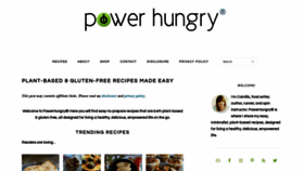 What Powerhungry.com website looked like in 2021 (3 years ago)