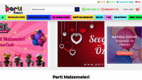 What Partifeneri.com website looked like in 2021 (3 years ago)