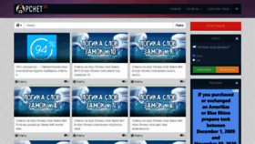 What Pchet.ru website looked like in 2021 (4 years ago)