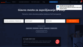 What Poslovi.infostud.com website looked like in 2021 (3 years ago)
