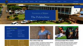 What Poly.ac.mw website looked like in 2021 (3 years ago)