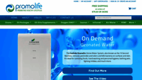 What Promolife.com website looked like in 2021 (3 years ago)
