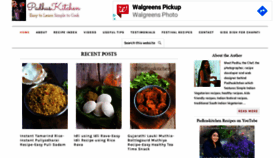 What Padhuskitchen.com website looked like in 2021 (4 years ago)