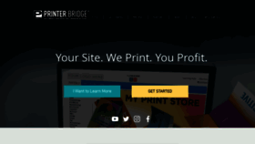 What Printerbridge.com website looked like in 2021 (3 years ago)