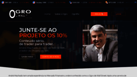 What Projetoos10porcento.com.br website looked like in 2021 (4 years ago)