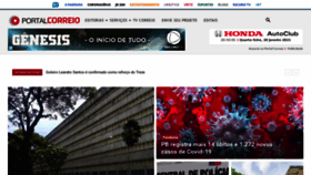 What Portalcorreio.com.br website looked like in 2021 (3 years ago)