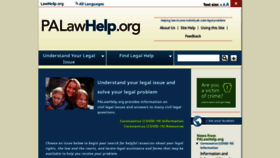 What Palawhelp.org website looked like in 2021 (4 years ago)