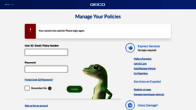 What Portfolio.geico.com website looked like in 2021 (3 years ago)