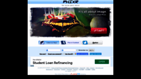 What Phixr.com website looked like in 2021 (3 years ago)