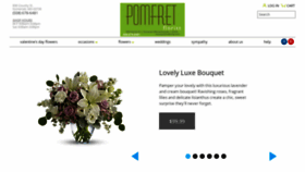 What Pomfretflorist.com website looked like in 2021 (3 years ago)