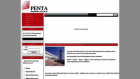 What Pentakimya.com.tr website looked like in 2021 (3 years ago)