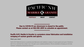 What Pacificnwgranite.com website looked like in 2021 (3 years ago)