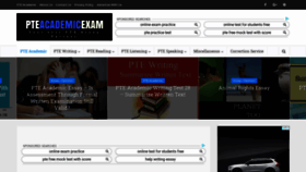 What Pteacademicexam.com website looked like in 2021 (3 years ago)