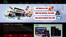What Phuongnamvina.com website looked like in 2021 (3 years ago)