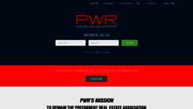 What Pwr.net website looked like in 2021 (3 years ago)