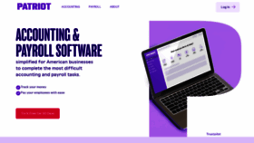 What Patriotsoftware.com website looked like in 2021 (3 years ago)