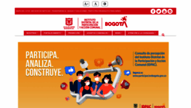 What Participacionbogota.gov.co website looked like in 2021 (3 years ago)