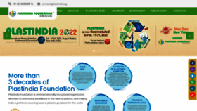 What Plastindia.org website looked like in 2021 (3 years ago)