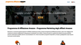 What Programma-affiliazione.amazon.it website looked like in 2021 (3 years ago)