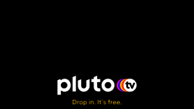 What Pluto.tv website looked like in 2021 (3 years ago)