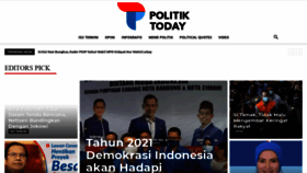 What Politiktoday.com website looked like in 2021 (3 years ago)