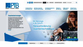 What Ptb.de website looked like in 2021 (3 years ago)