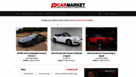 What Pcarmarket.com website looked like in 2021 (3 years ago)