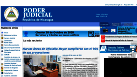 What Poderjudicial.gob.ni website looked like in 2021 (3 years ago)
